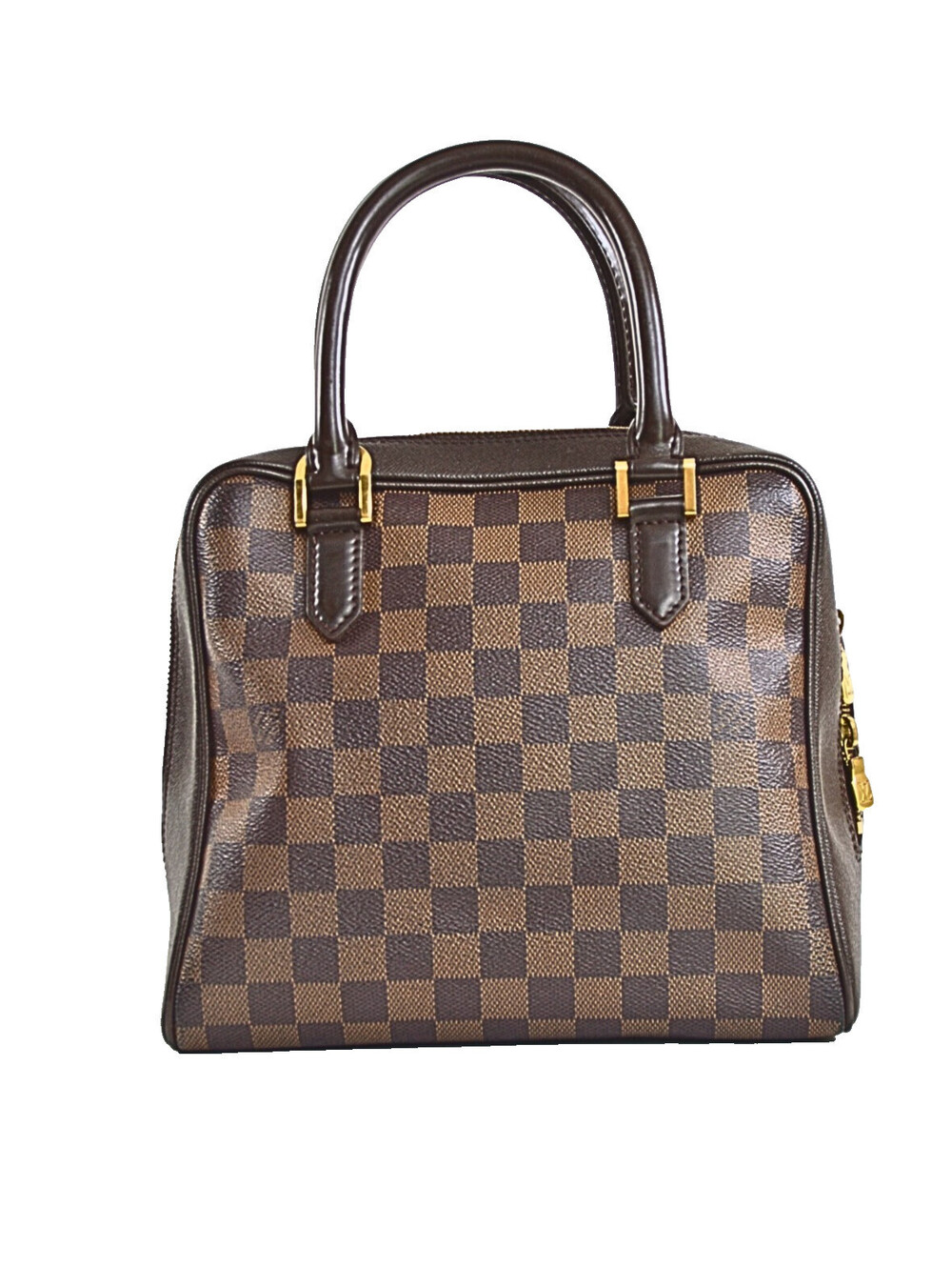 Louis Vuitton Damier Brera Brown Square Cute Handbag Canvas